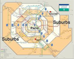 Paris Ulaşım Zone Haritası