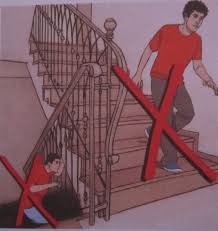 Depremde Merdiven Kullanmayın.