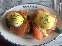 Norwegian egg Cafe Paris.