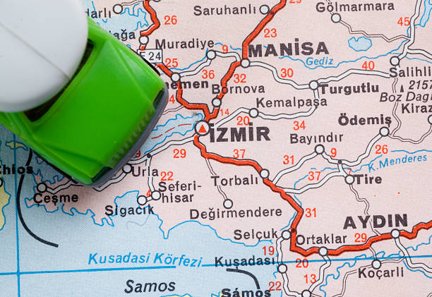 İzmir ve Ege Bölgesi haritası