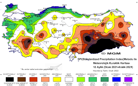 Son Kuraklık Uyarısı ve Türkiye Haritası