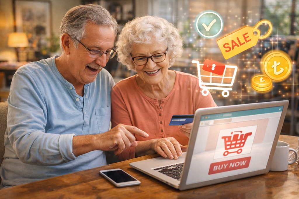 Emeklilikte Dijital Alışveriş 