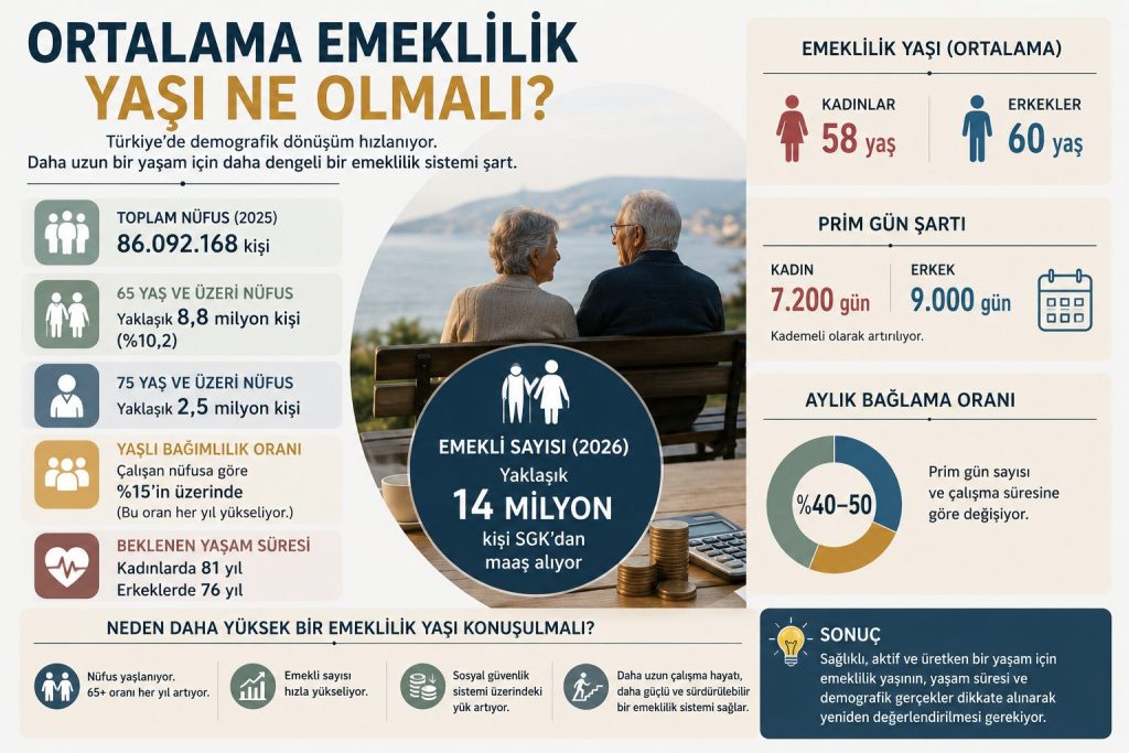 Ortala Emeklilik Yaşı İstatistikleri