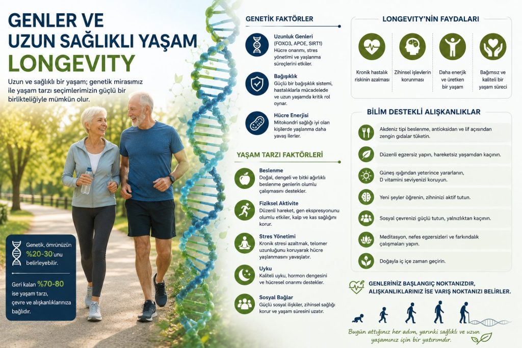 Genler ve Sağlıklı Uzun Yaşam Longevity
