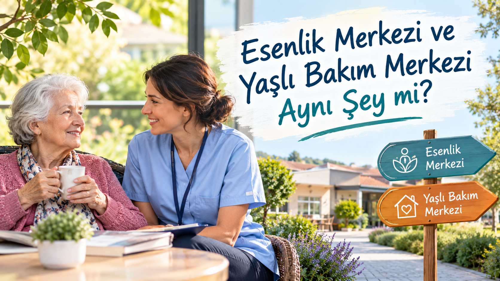 Esenlik Merkezi ile Yaşlı Bakım Merkezi Aynı Şey mi?